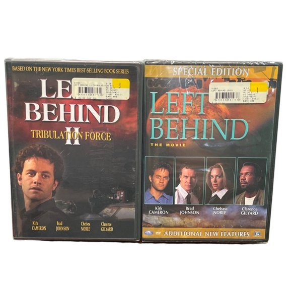 Left Behind DVD Movie Lot Special Edition and II Tribulation Force Kirk Cameron - Picture 1 of 6